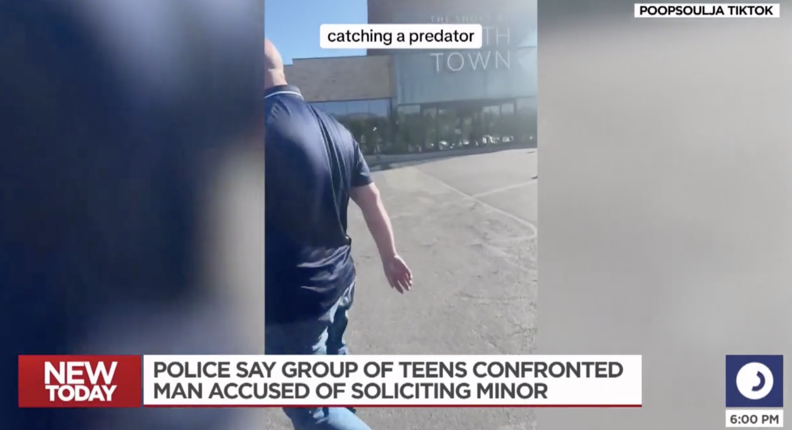 A screenshot from KSL TV shows a TikTok video recorded while the teens confronted the man. (KSL TV)...